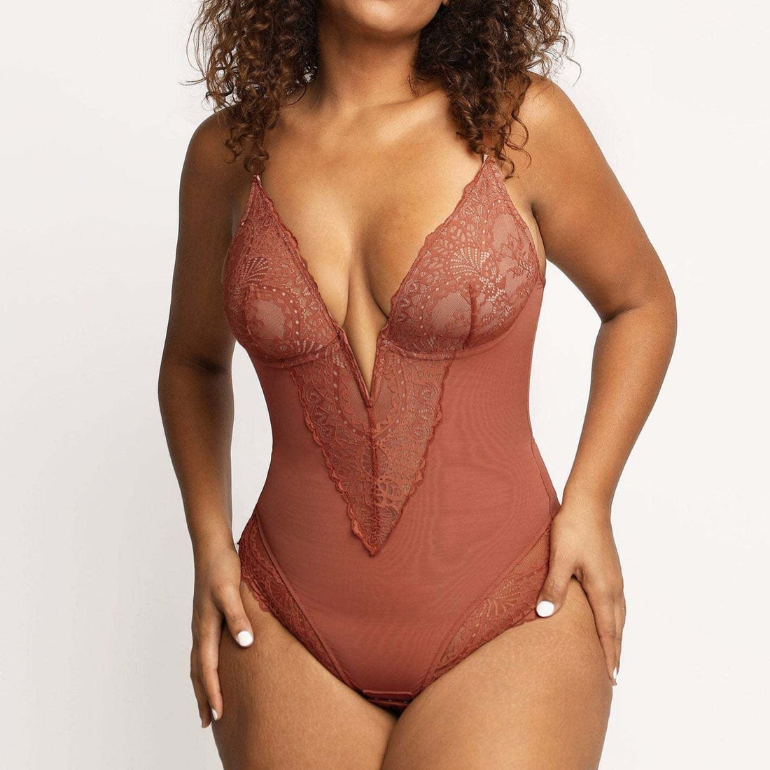 ShapeChic™ Deep V Bodysuit